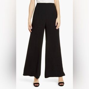 Leith Black High Waist Wide-Leg Pants | Size XXS|